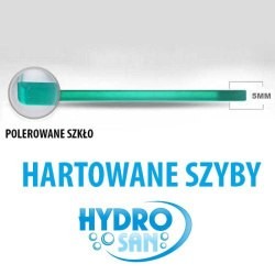 KABINA PRYSZNICOWA Z HYDROMASAŻEM ALMA PRAWA 120x80 CM