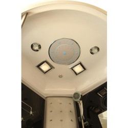 KABINA PRYSZNICOWA Z HYDROMASAŻEM I SAUNĄ WSH7102S 100x100 CM
