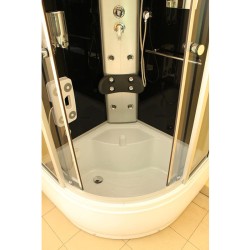 KABINA PRYSZNICOWA Z HYDROMASAŻEM I SAUNĄ WSH7102S 100x100 CM