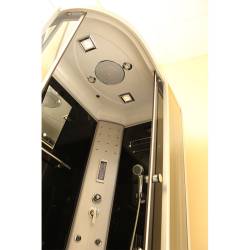 KABINA PRYSZNICOWA Z HYDROMASAŻEM I SAUNĄ WSH7106RS PRAWA 120x80 CM