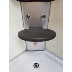 KABINA PRYSZNICOWA Z HYDROMASAŻEM I SAUNĄ WSH7180WS 80x80 CM