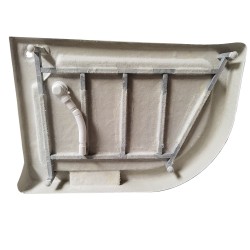 KABINA PRYSZNICOWA Z HYDROMASAŻEM MONAKO 9914L LEWA CHROM 120x85 CM