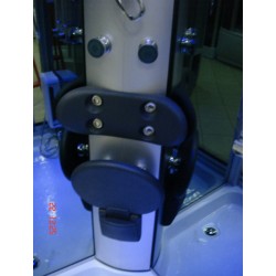 KABINA PRYSZNICOWA Z HYDROMASAŻEM MONAKO 9914R PRAWA CHROM 120x85 CM
