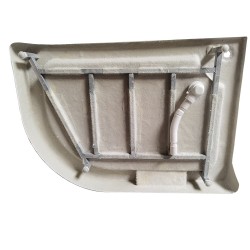 KABINA PRYSZNICOWA Z HYDROMASAŻEM MONAKO 9914R PRAWA CHROM 120x85 CM
