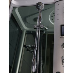 KABINA PRYSZNICOWA Z HYDROMASAŻEM SANDRA 9944A BIAŁA 145x85 CM