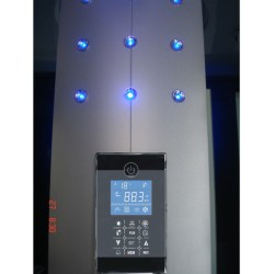 KABINA PRYSZNICOWA Z HYDROMASAŻEM SANDRA 9944A BIAŁA 145x85 CM