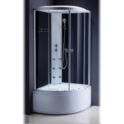 KABINA PRYSZNICOWA Z HYDROMASAŻEM WSH7601B 100x100 CM