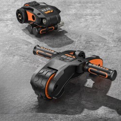 KÓŁKO DO ĆWICZEŃ MIĘŚNI BRZUCHA ALUMINIOWY ROLLER RP06