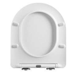 MISKA WC WISZĄCA TORNADO MIZU-WH-TR-03 BIAŁA DESKA WOLNOOPADAJĄCA DUROPLAST