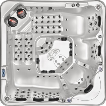 JACUZZI OGRODOWE WANNA SPA743R 220x220 Biała perła obudowa szara