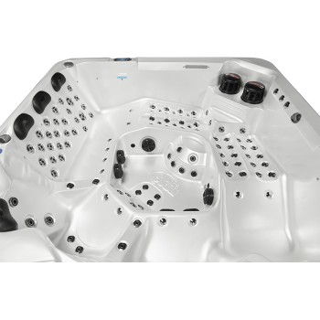 JACUZZI OGRODOWE WANNA SPA743R 220x220 Biała perła obudowa szara