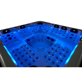 JACUZZI OGRODOWE WANNA SPA743R 220x220 Biała perła obudowa szara
