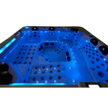 JACUZZI OGRODOWE WANNA SPA743R 220x220 Biała perła obudowa szara