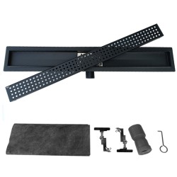 ODPŁYW LINIOWY DL01 QUBE G3 CZARNY 80 CM