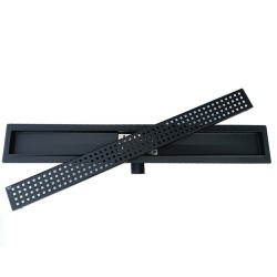 ODPŁYW LINIOWY DL01 QUBE G3 CZARNY 90 CM