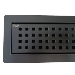 ODPŁYW LINIOWY DL01 QUBE G3 CZARNY 90 CM