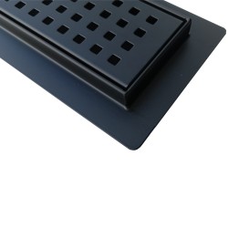 ODPŁYW LINIOWY DL01 QUBE G3 CZARNY 90 CM