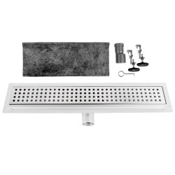 ODPŁYW LINIOWY DL01 QUBE G3 SATIN 70 CM