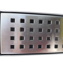 ODPŁYW LINIOWY DL01 QUBE G3 SATIN 70 CM