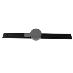 ODPŁYW LINIOWY OBROTOWY SLIM DL03 CZARNY 70 CM