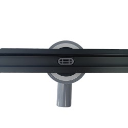 ODPŁYW LINIOWY OBROTOWY SLIM DL03 CZARNY 90 CM