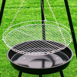 PALEŃISKO GRILL OGRODOWY WĘGLOWY Z POKRYWĄ VL11 CZARNE