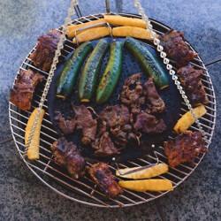 PALEŃISKO GRILL OGRODOWY WĘGLOWY Z POKRYWĄ VL11 CZARNE