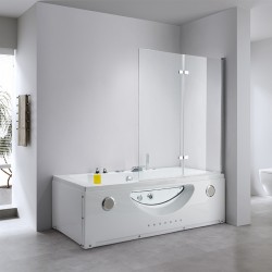 PARAWAN NAWANNOWY KPA-1200 CHROM 120x140 CM 6 MM