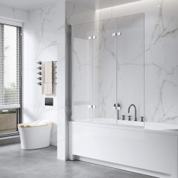 PARAWAN NAWANNOWY KPE-1203 CHROM 120x140 CM 6 MM