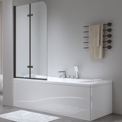 PARAWAN NAWANNOWY PR04 CZARNY 90x140 CM 6 MM