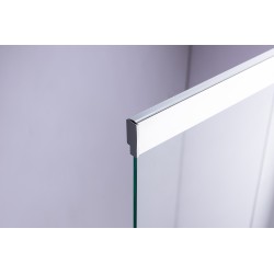 PARAWAN NAWANNOWY PR07 CHROM 85x150 CM 6 MM