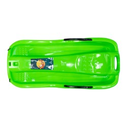 SANKI DZIECIĘCE Z HAMULCEM ŚLIZG PLASTIKOWY SKIPPER ZIELONE