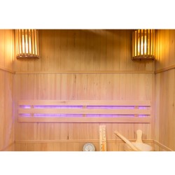 SAUNA FIŃSKA WYSOKOTEMPERATUROWA Z PIECEM BODO3/HARVIA 4,5KW 3-4 OSOBOWA 153x110 CM