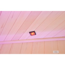 SAUNA FIŃSKA WYSOKOTEMPERATUROWA Z PIECEM BODO4/HARVIA 6KW 4-5 OSOBOWA 150x150 CM