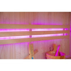 SAUNA FIŃSKA WYSOKOTEMPERATUROWA Z PIECEM BODO7/HARVIA 8KW 5-6 OSOBOWA 180x180 CM