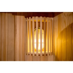 SAUNA FIŃSKA WYSOKOTEMPERATUROWA Z PIECEM OSLO1/HARVIA 3,5KW 1-2 OSOBOWA 120x105 CM
