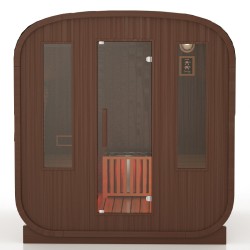 SAUNA OGRODOWA KOMBO FIŃSKA - INFRARED BECZKA HAMAR-A 4-6 OSOBOWA 180x200 CM 2W1