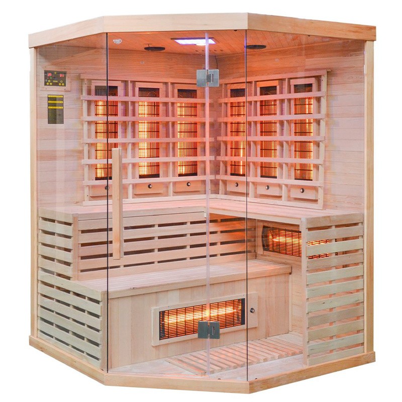 SAUNA SUCHA INFRARED NISKOTEMPERATUROWA ALTA4 4-5 OSOBOWA 150x150 CM SAUNA SUCHA INFRARED NISKOTEMPERATUROWA ALTA4 4-5 OSOBOWA 150x150 CM