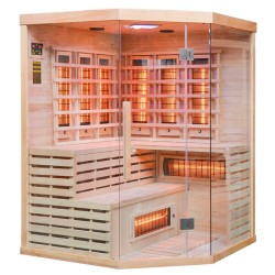 SAUNA SUCHA INFRARED NISKOTEMPERATUROWA ALTA4 4-5 OSOBOWA 150x150 CM