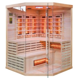 SAUNA SUCHA INFRARED NISKOTEMPERATUROWA ALTA4 4-5 OSOBOWA 150x150 CM