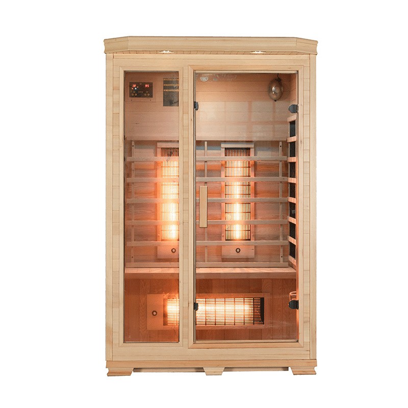 SAUNA SUCHA INFRARED NISKOTEMPERATUROWA BERGEN3 2-3 OSOBOWA 120x105 CM SAUNA SUCHA INFRARED NISKOTEMPERATUROWA BERGEN3 2-3 OSOBOWA 120x105 CM