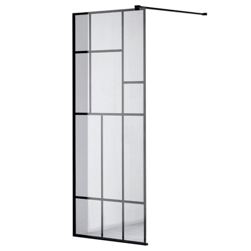 ŚCIANKA PRYSZNICOWA SH05D CZARNA 100 CM 8 MM ŚCIANKA PRYSZNICOWA SH05D CZARNA 100 CM 8 MM