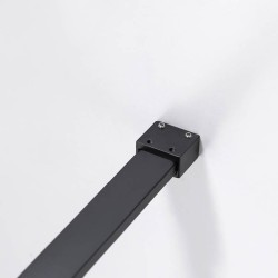 ŚCIANKA PRYSZNICOWA SH05D CZARNA 100 CM 8 MM