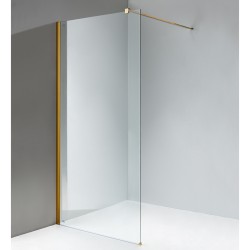 ŚCIANKA PRYSZNICOWA SH07B ZŁOTA 80 CM 8 MM