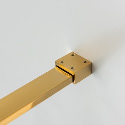 ŚCIANKA PRYSZNICOWA SH07B ZŁOTA 80 CM 8 MM