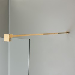 ŚCIANKA PRYSZNICOWA SH07C ZŁOTA 90 CM 8 MM