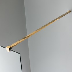 ŚCIANKA PRYSZNICOWA SH07C ZŁOTA 90 CM 8 MM