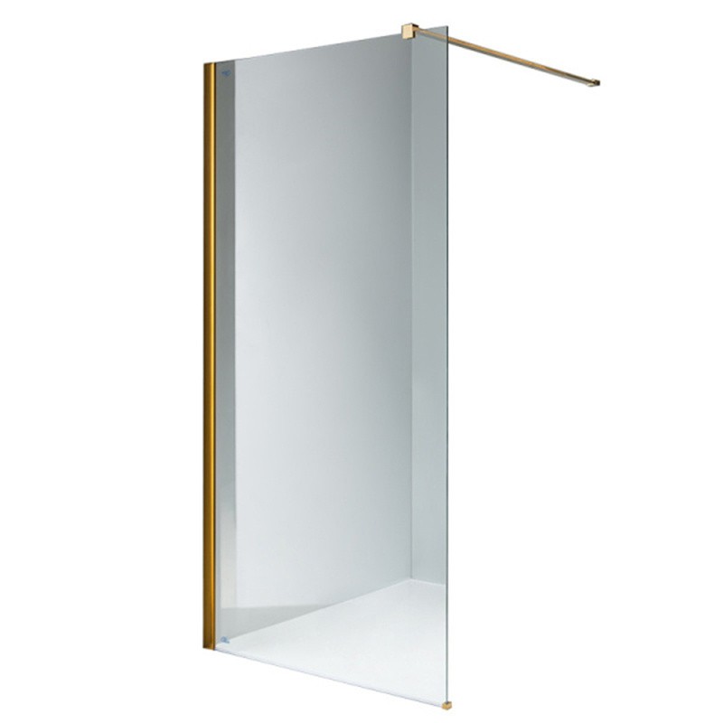 ŚCIANKA PRYSZNICOWA SH07C ZŁOTA 90 CM 8 MM ŚCIANKA PRYSZNICOWA SH07C ZŁOTA 90 CM 8 MM