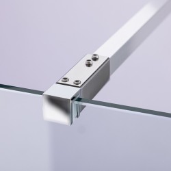 ŚCIANKA PRYSZNICOWA WIF-1500 CHROM 150 CM 8 MM