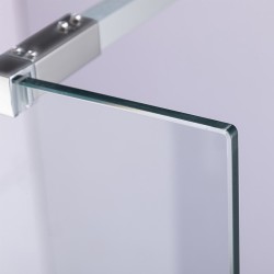 ŚCIANKA PRYSZNICOWA WIF-1500 CHROM 150 CM 8 MM